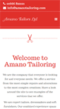 Mobile Screenshot of amanotailoring.com